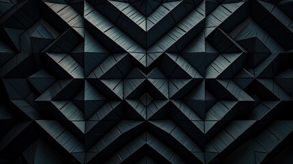 Wall Mural - depth dark geometric