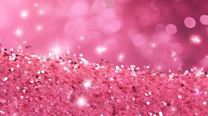 Sticker - luxurious pink sparkle background