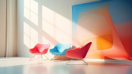 Poster - soft blurred hdri interior