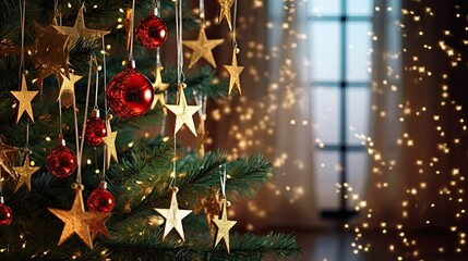 Canvas Print - ornaments christmas stars