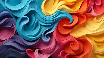 modern geometric fractal designs with flat textures and bright, bold colors for a contemporary twist
