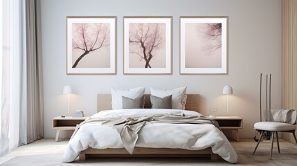 Canvas Print - backdrop blurred interior walls for art