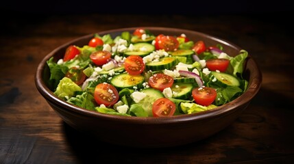 Sticker - vibrant butterhead lettuce salad