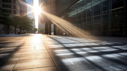 Poster - rays light beam texture