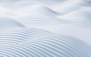 Wall Mural - Blue abstract curve background, 3d rendering.