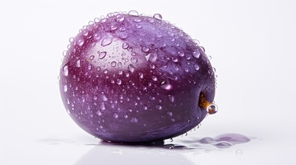 Poster - vibrant half plum isolated