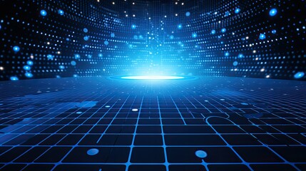interface light blue dot background