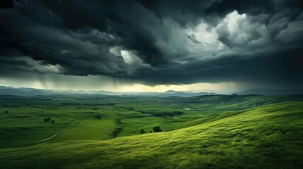 Canvas Print - s dark cloud background