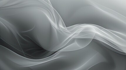 Poster - wisps gray background abstract