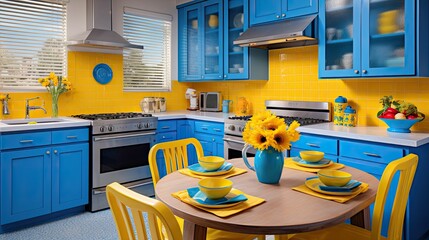 Sticker - kitchen colorful home interior