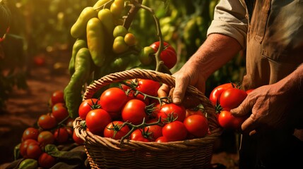 Wall Mural - organic garden oranic farm