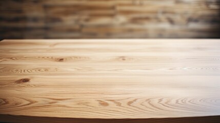 Wall Mural - natural light wood table texture