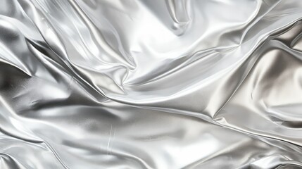 Poster - light silver foil texture background