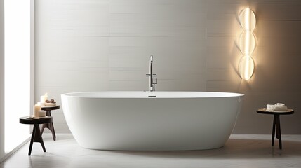 Wall Mural - glossy acrylic bathtub