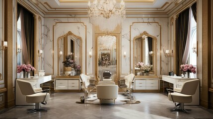 Wall Mural - design salon interior