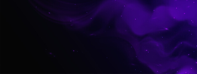 Wall Mural - abstract night sky background. vector realistic illustration of dark space galaxy backdrop with star