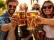 © Obsidian - group of people together cheers with beer
