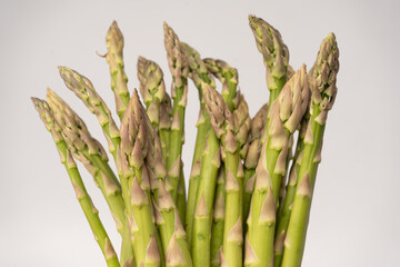 Wall Mural - Asparagus isolated on a white background.