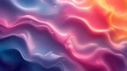 Wall Mural - Abstract Colorful Fluid Background, Vibrant Colors