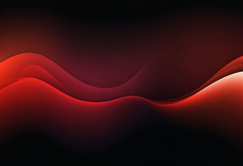 Fototapete - Red and black gradient background