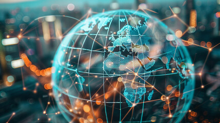 World in the digital age, pointless connections.