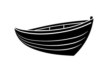 Wall Mural - boat silhouette vector illustration