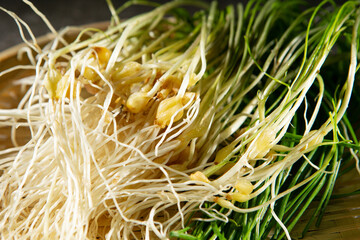 Wall Mural - bunch of wild chive,Food Ingredients	