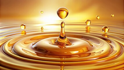 Viscous drops of oil or honey isolated on background, oil, honey, drops, viscous, fluid,background, isolated, syrup, sweet, texture, shiny, golden, liquid, food, ingredient, organic, natural