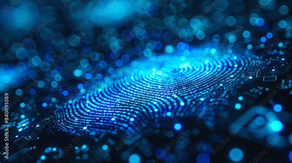 Personal financial data access using fingerprint identification, E-kyc ...