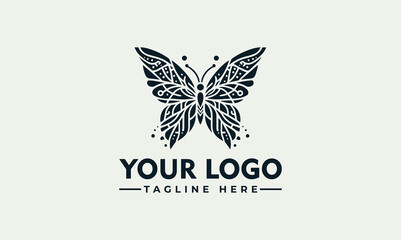 Poster - Butterfly Vector Logo: Unleash the Grace and Transformation of Brand Butterfly Vector Logo: A Timeless Design for Fashion, Beauty, and Lifestyle Brands