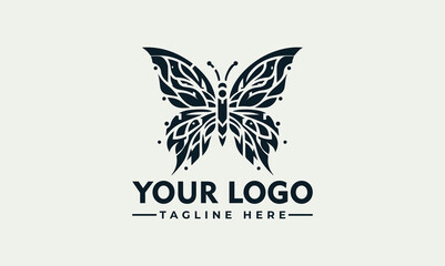 Wall Mural - Butterfly Vector Logo: Unleash the Grace and Transformation of Brand Butterfly Vector Logo: A Timeless Design for Fashion, Beauty, and Lifestyle Brands