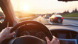 © beben - driving a car in a traffic jam