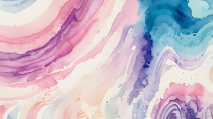 Sticker - abstract watercolor hand drawn background