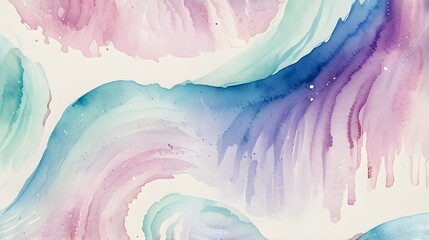 Wall Mural - abstract watercolor background with watercolor splashes