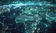© Thanawat_Suesoypan - Digital Logistics Network: Futuristic AI-Driven Hubs on Global Map