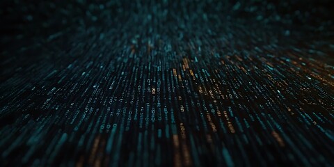 Digital data nodes and binary abstract background business and technology related
