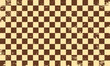 © Scatterbounce - Grunge Textured Vintage Retro Checkerboard Checker Chess Tiles 60s 70s Aesthetic Scratched Damaged Aged Old Background Pattern