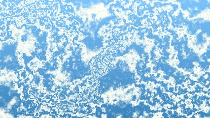 Poster - Serene Sky Blue and White Cloud Pattern Background with Textured Design