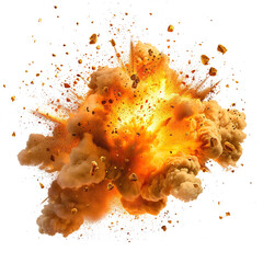 Canvas Print - Explosion cut out