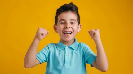 Wall Mural - The Happy Excited Boy