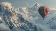 © Alex - air balloon in the mountains Himalayas