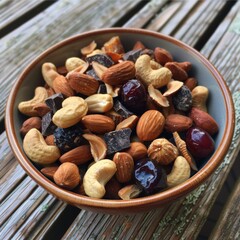 Wall Mural - nuts and dried fruits