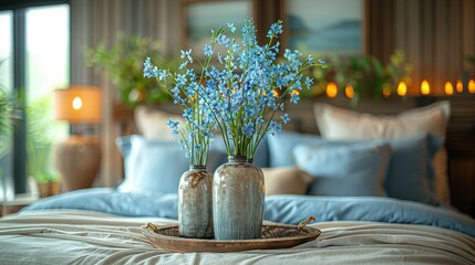 Canvas Print - flowers on the table