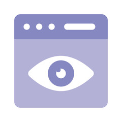 Wall Mural - get your hands on this creatively designed icon of website monitoring