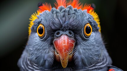 Canvas Print - close up of an parrot