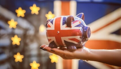 Wall Mural - Brexit Impact on UK Economy and Savings