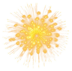 Wall Mural - PNG Fireworks outdoors yellow night