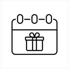 Poster - Boxing Day vector icon