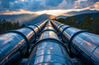 © Pui - Energy  Utilities, Close-up of a natural gas pipeline