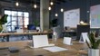© ASoullife - Collaborative Workspace with Business Cards Whiteboards and Tech Gadgets Empowering Creativity and Innovation for Startup Teams